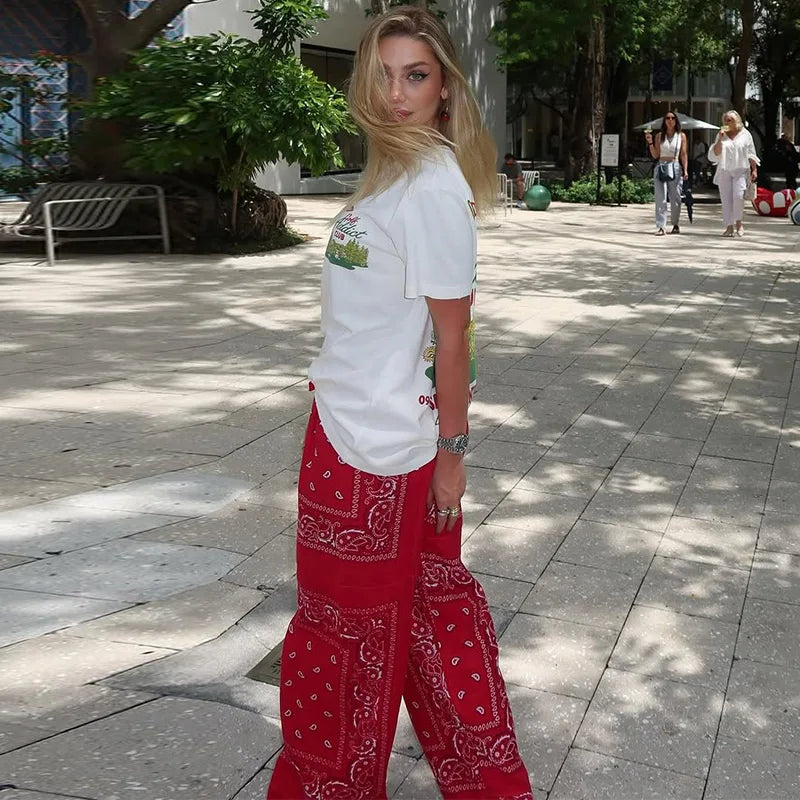 Fashion Lightweight Floral Print Oversized Coat & Square Scarf Skirt & Long Pants For Women Lady 2026 Holiday Streetwear Outfits