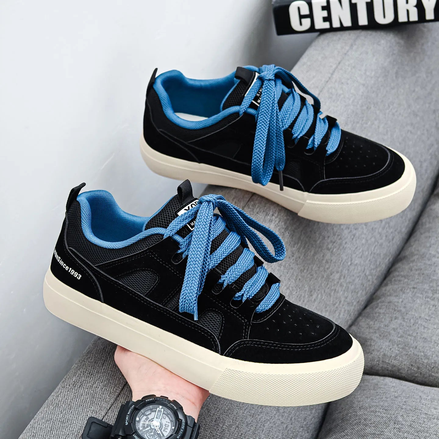 Casual Canvas Shoes for Men Lightweight Anti-Slip Increased Height Spring Summer New Style Youth Sports Shoes Versatile Flat ...