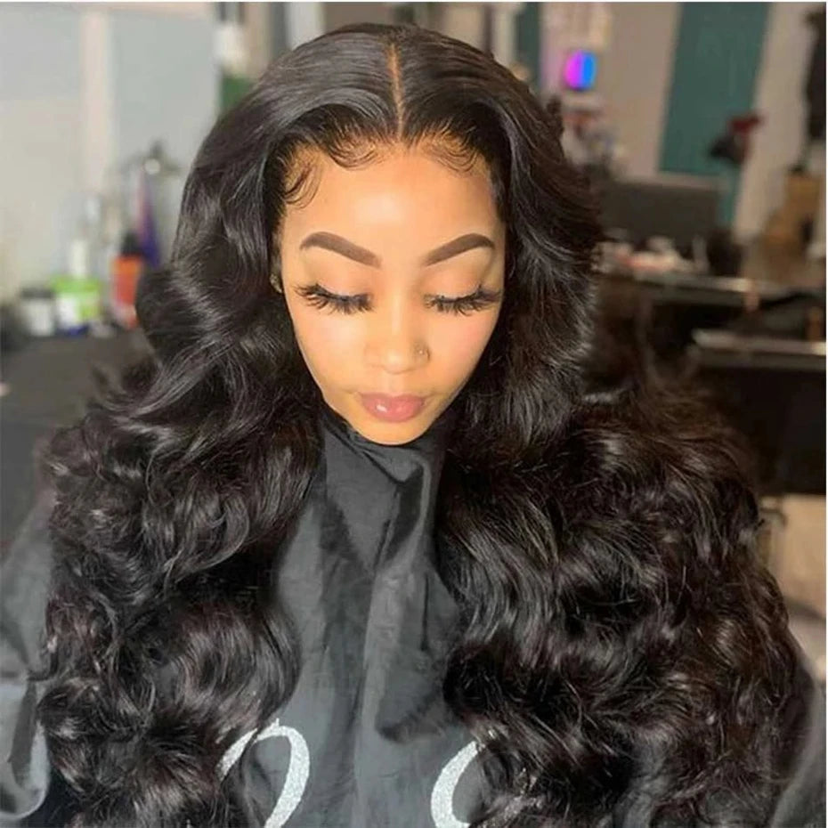 Body Wave 360 Lace Frontal Human Hair Wig Pre Plucked Wigs Brazilian Transparent 13x4 13x6 Lace Wig For Black Women Bling Hair