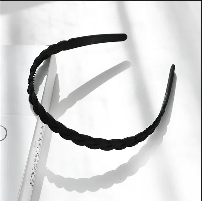 Black Series Frosted Face Wash Hair Band Korean version of Acrylic Headband for Men And Women Hairband Hair Accessories