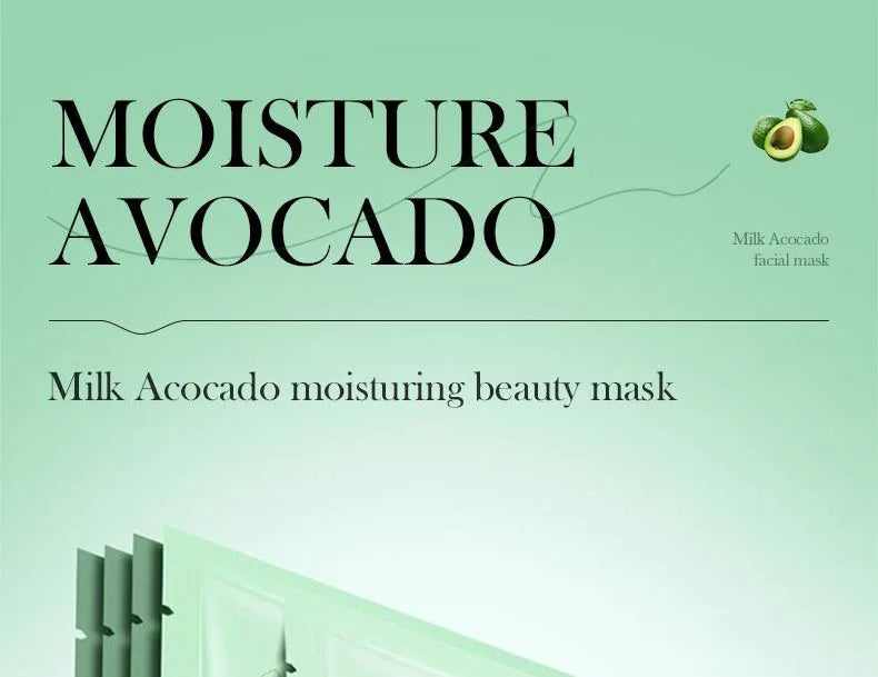 3/9/15pcs SADOER Milk Fruits Facial Masks Vitamin C Avocado Moisturizing Whitening Anti Wrinkle Face Sheet Masks Skin Care