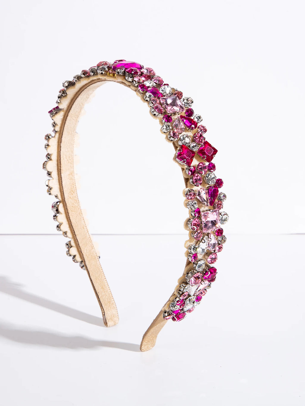 Baroque Retro Court Headband, Popular Design With Rhinestone Crystal Hair Band, Korean Style Face Wash Hair Accessories