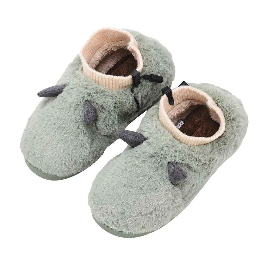 Heated Feet Warmer USB Foot Warmers Winter Shoes Plush Cute Removable And Washable Slippers