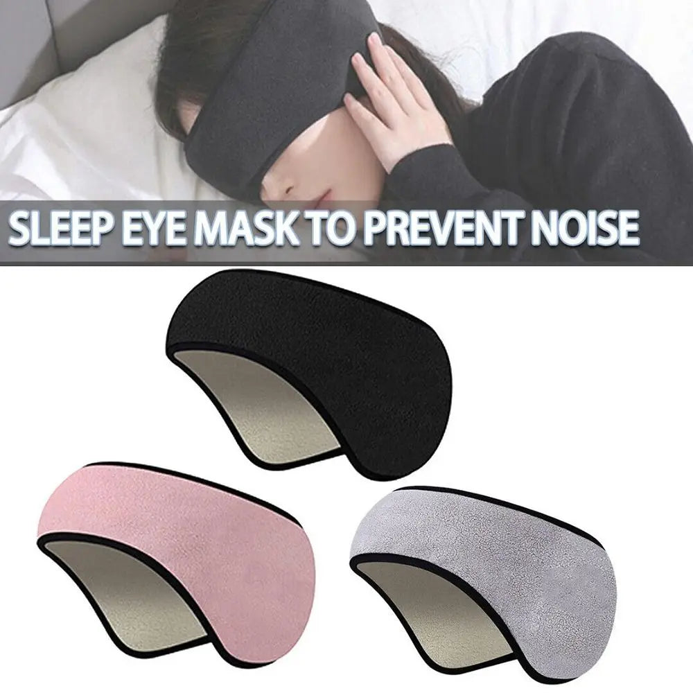 1PC Adjustable Sleep Mask Three Layers Blackout Ear Muffs Comfortable Eye Masks For Sleeping Relaxing Noise Cancellation