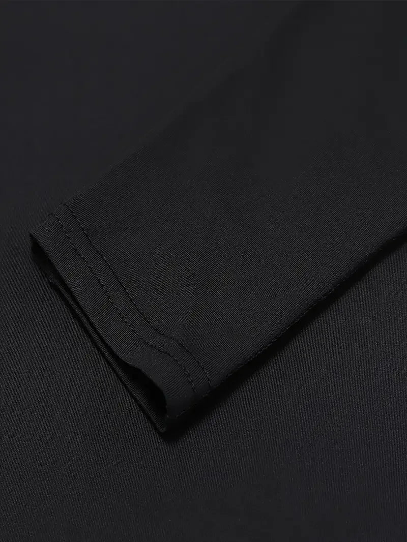 Men High Collar Thermal Underwear Elastic Thermal Shirt Man Compression Undershirts Long Johns Man Sport First Layer Sleepwear