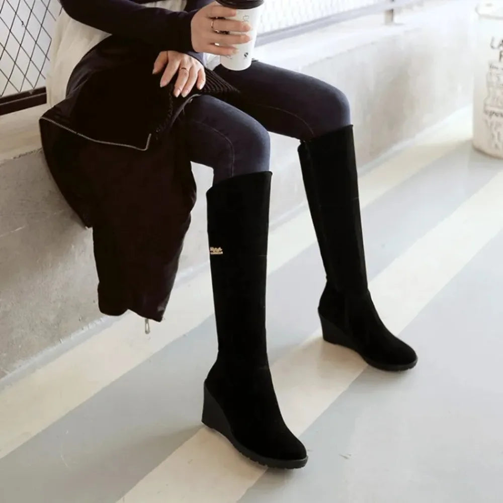 2026 Winter Boots Botas Mujer Shoes Women Boots Fashion Motocicleta Mulheres New Outono Inverno Botas De Couro Femininas 5522