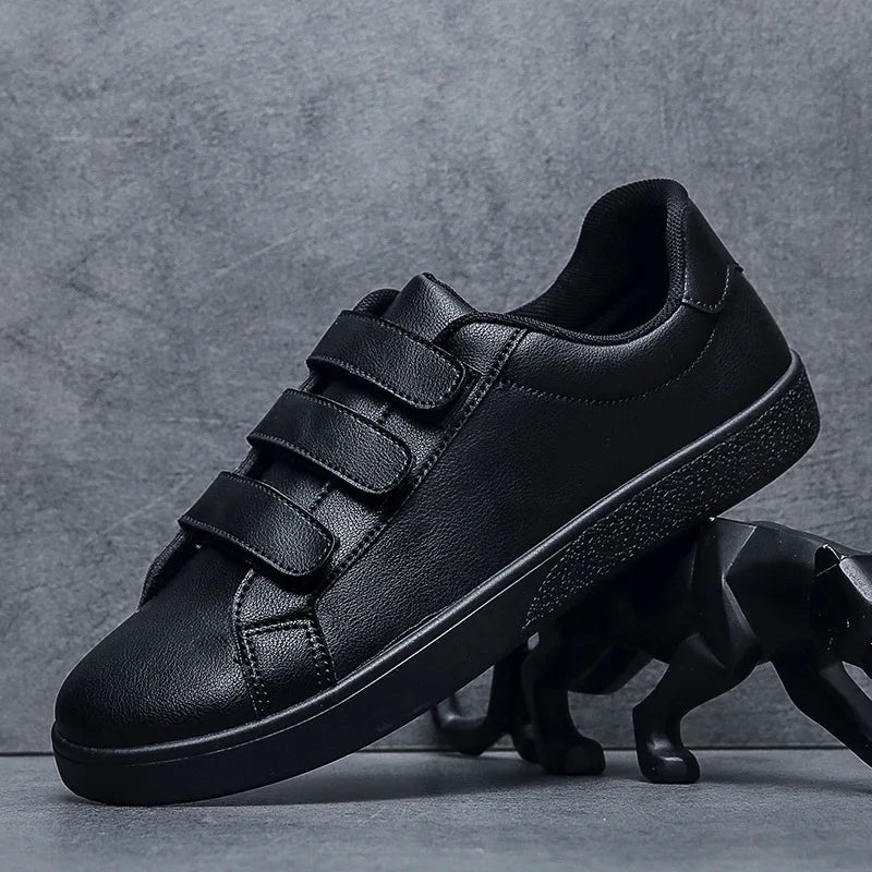 2026Men's Shoes Autumn and Winter New Comfortable Flat Sports Shoes Velcro Casual Men's  Outdoor Lightweight Board