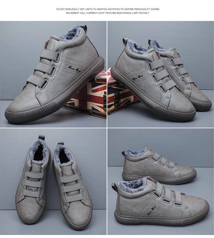 Men Winter Boot Sneakers Comfortable Men Winter Casual Shoes Fashion Winter Shoes Classic Winter Shoes Men Sneaker Trend BD22423