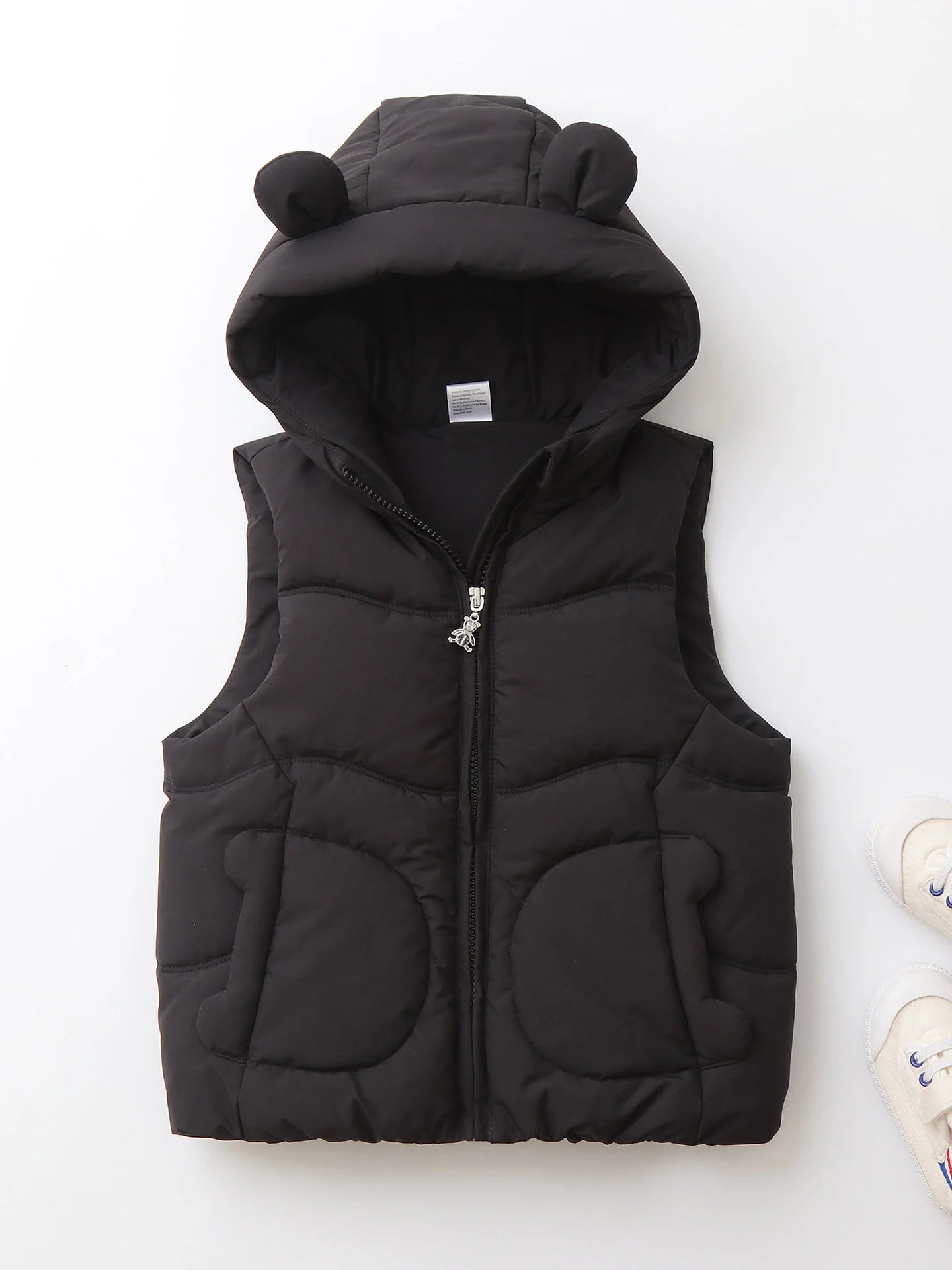 1-4Y Winter Kids Clothes Thicken Lining Boys Waistcoat Windybreaker Girls Paddded Jacket Chidren Outfit