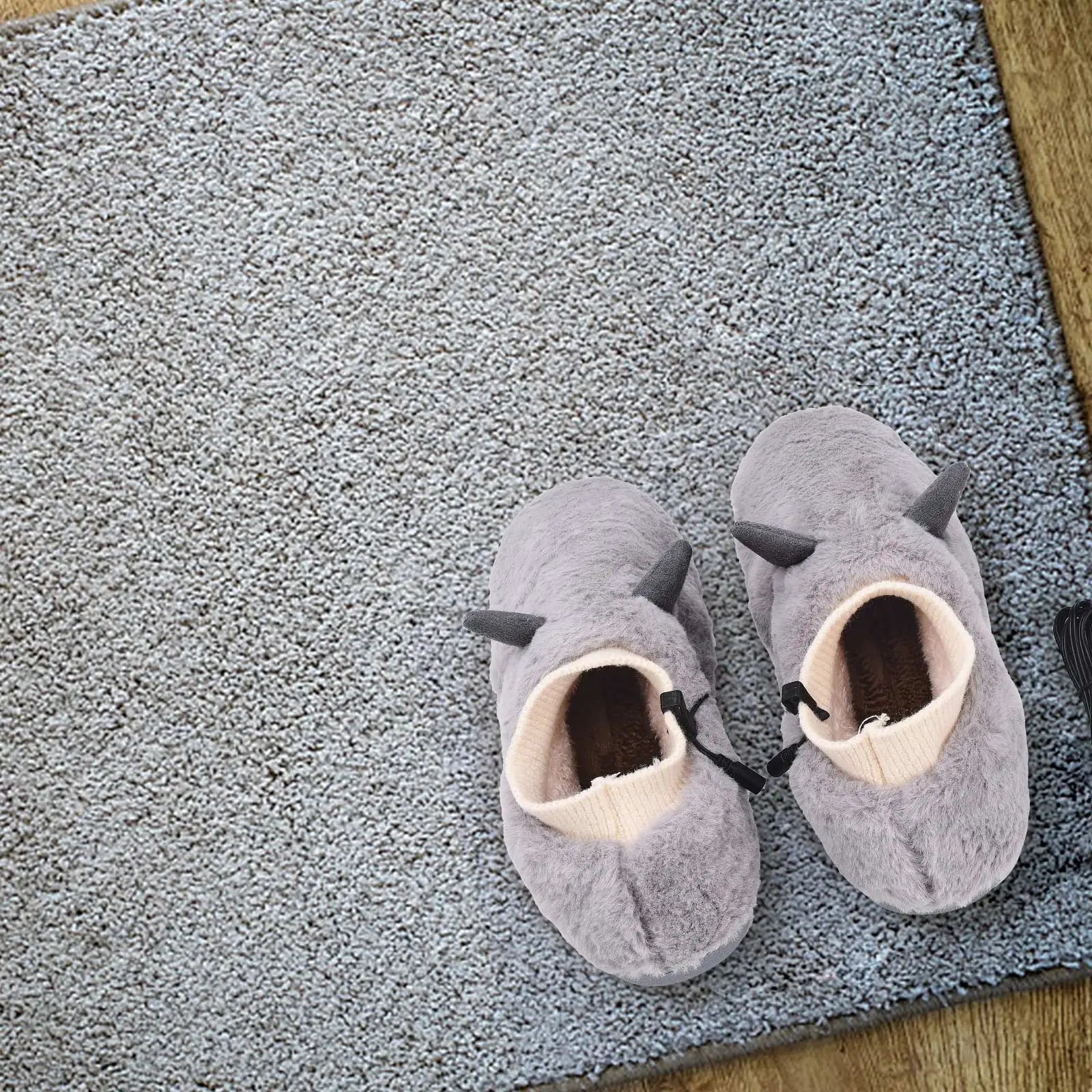 Heated Feet Warmer USB Foot Warmers Winter Shoes Plush Cute Removable And Washable Slippers