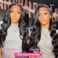 250 Density HD Lace Wig 13x6 Human Hair 30 40 Inch Body Wave Human Hair Wigs Lace Frontal Pre Plucke Brazilian Hair For Women