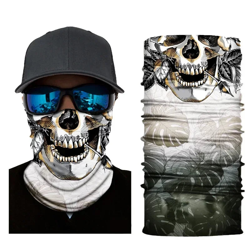 3D Fashion Cycling Face Mask Riding Scarf Breathable Seamless Neck Gaiter Women Bandana Headwear Headband Snood Ski Masks