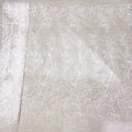 High-Quality Lace and Mesh Fabric with Organza Laser Cut Flower for Wedding Dress and Evening Gown Elegant Bridal Lace Fabric