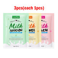 3/9/15pcs SADOER Milk Fruits Facial Masks Vitamin C Avocado Moisturizing Whitening Anti Wrinkle Face Sheet Masks Skin Care