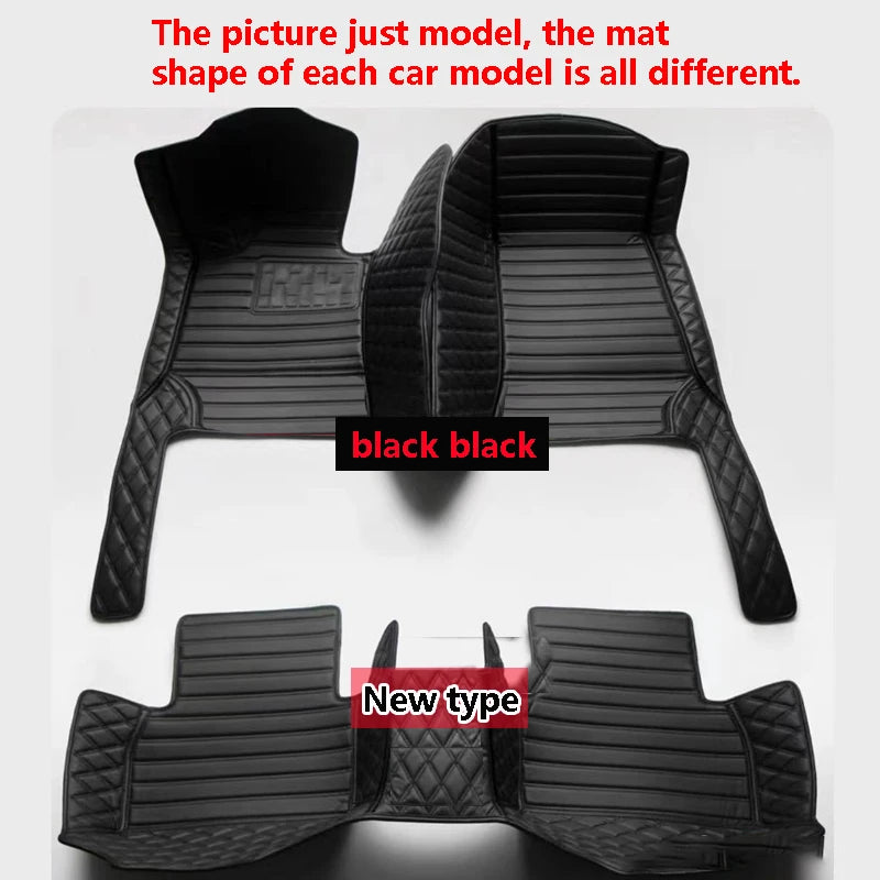 Car Floor Mat For Kia Ceed Jd 2014 2015 2016 2017 2018 2019 2020 Man Non-Slip Luxury Woman Foot Pad Auto Interior Rugs Accessory