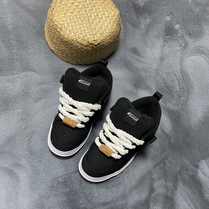 Winter Black Loafers, Large Size Shoes for Men, Simple and Stylish Casual Shoes, Breathable Men's Shoes, Versatile Casual Sneakers