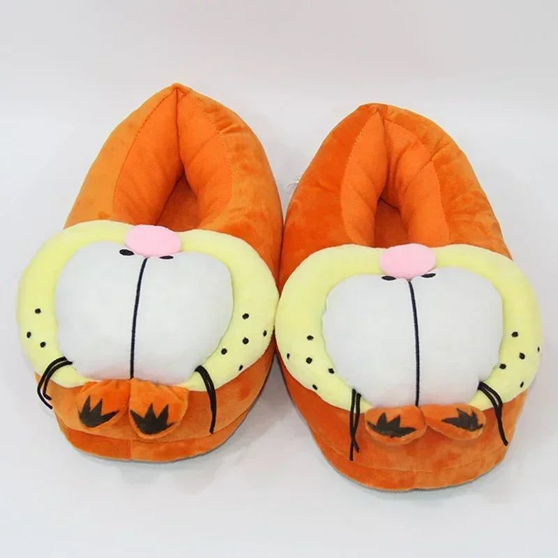 Hot Garfields Slipper Cosplay Anti-slip Home Winter Shoes Comfortable Cotton Shoes
