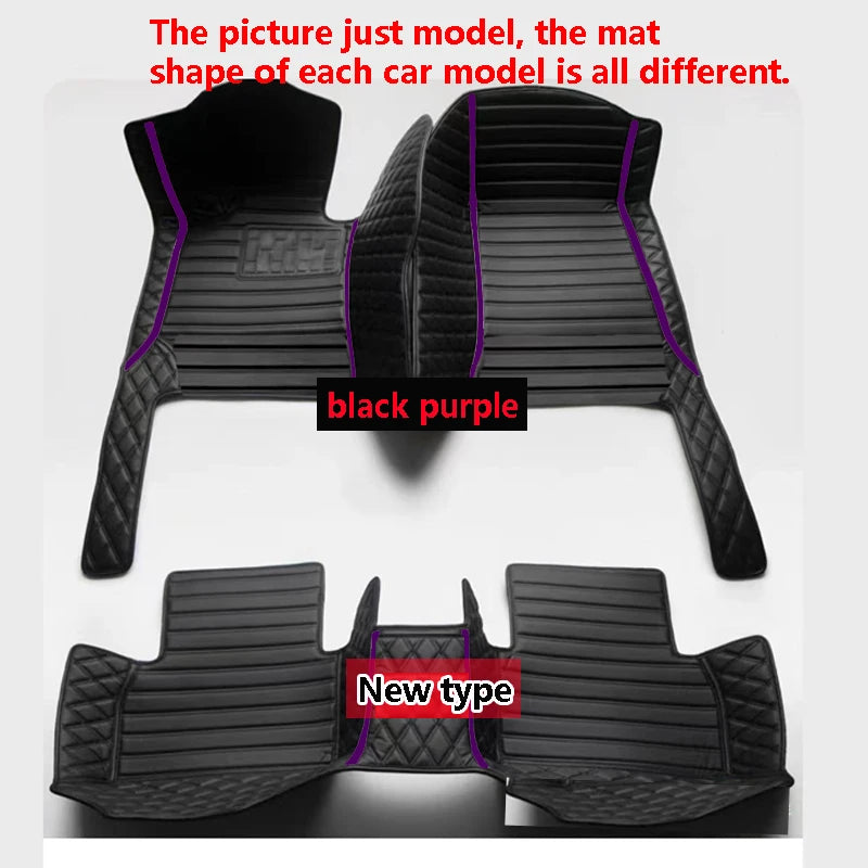 Car Floor Mat For Kia Ceed Jd 2014 2015 2016 2017 2018 2019 2020 Man Non-Slip Luxury Woman Foot Pad Auto Interior Rugs Accessory