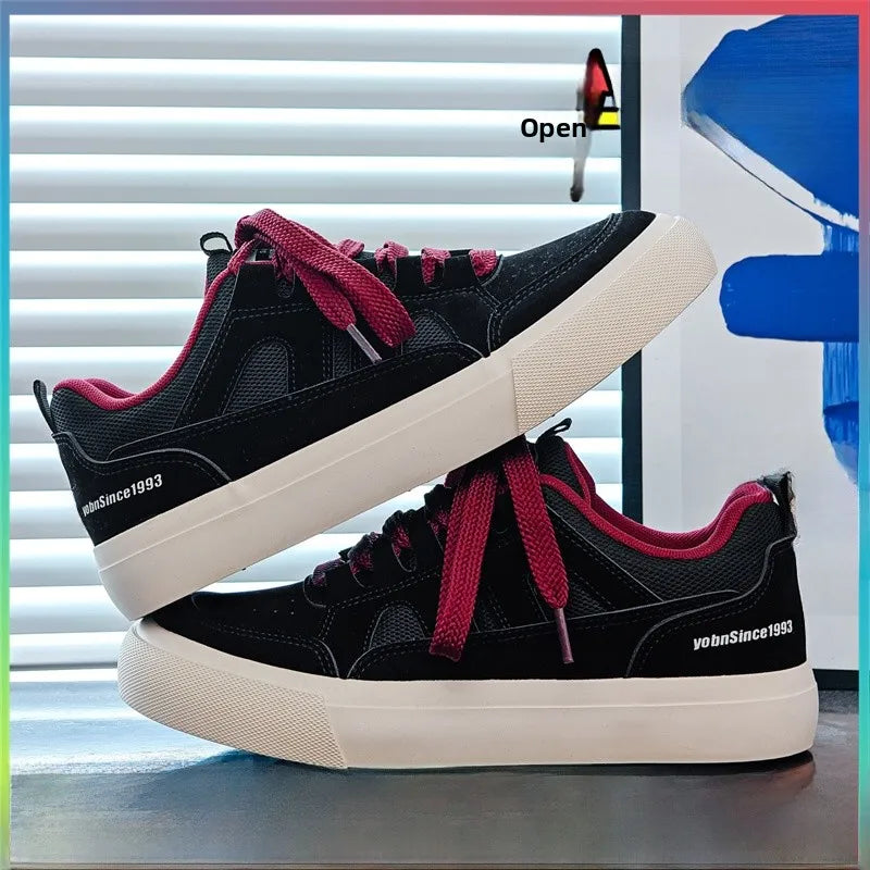 Casual Canvas Shoes for Men Lightweight Anti-Slip Increased Height Spring Summer New Style Youth Sports Shoes Versatile Flat ...