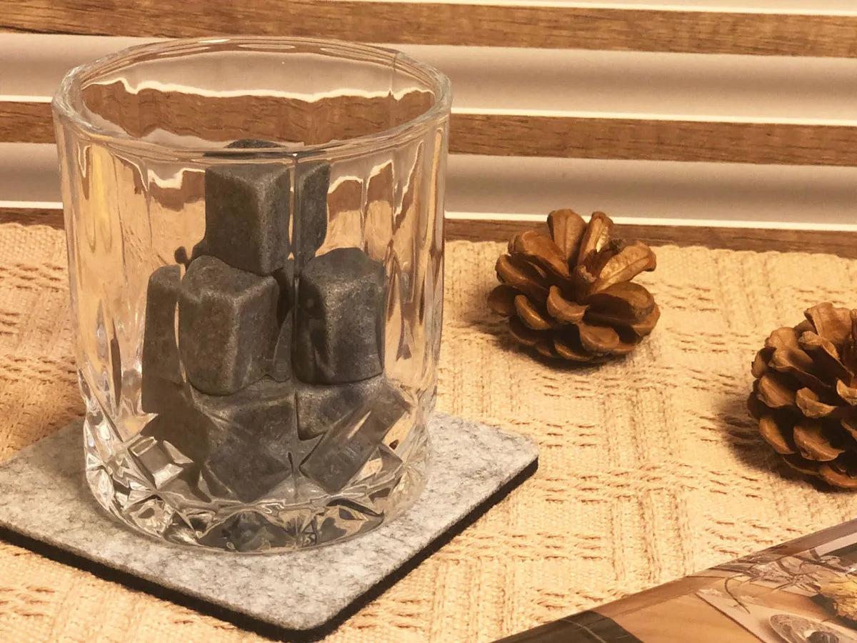 Whiskey Gifts for Men Father's Day Present Whiskey Granite Chilling Stones Scotch Bourbon for Dad Husband Birthday Party Wedding