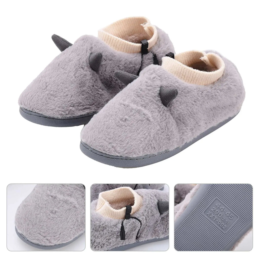 Heated Feet Warmer USB Foot Warmers Winter Shoes Plush Cute Removable And Washable Slippers