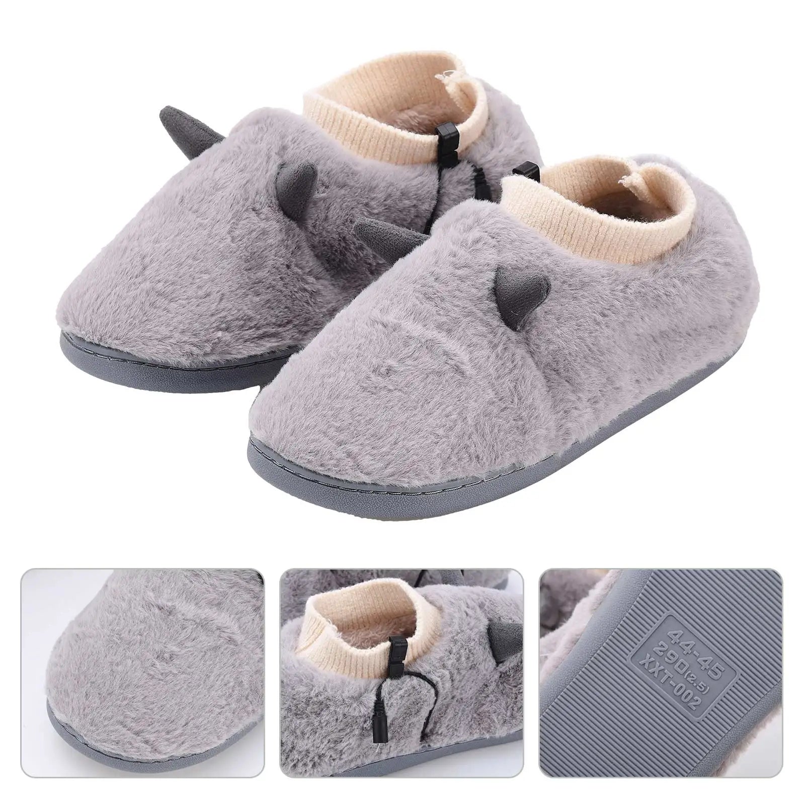 Heated Feet Warmer USB Foot Warmers Winter Shoes Plush Cute Removable And Washable Slippers