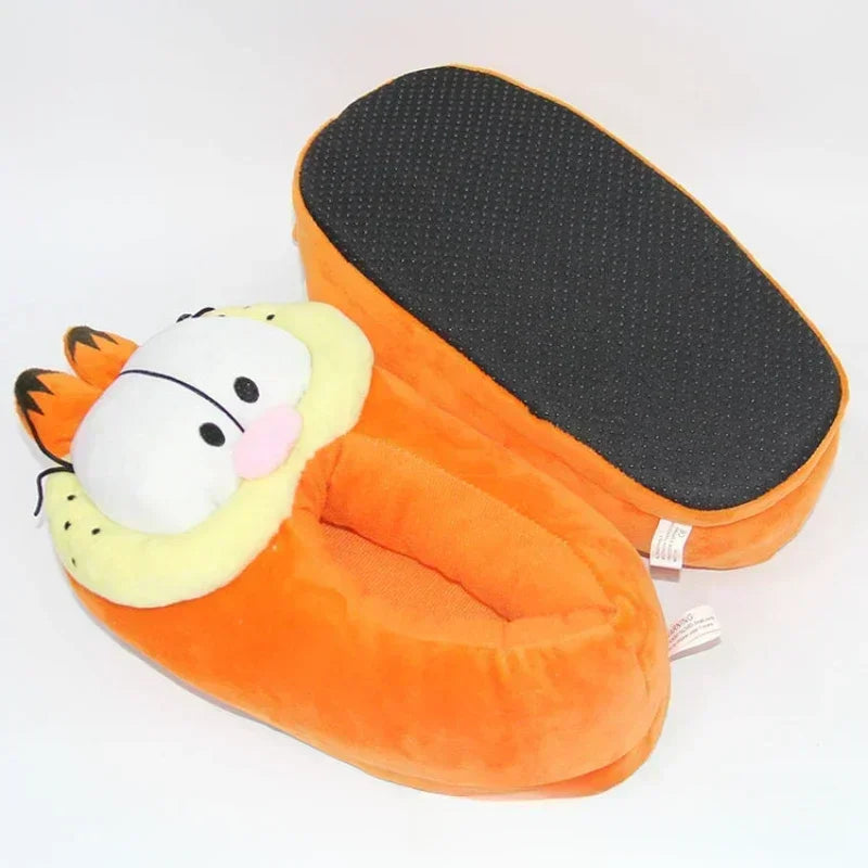 Hot Garfields Slipper Cosplay Anti-slip Home Winter Shoes Comfortable Cotton Shoes