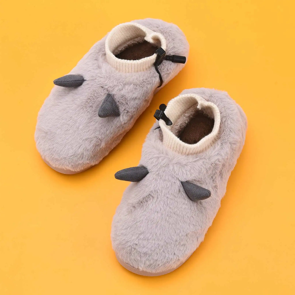 Heated Feet Warmer USB Foot Warmers Winter Shoes Plush Cute Removable And Washable Slippers