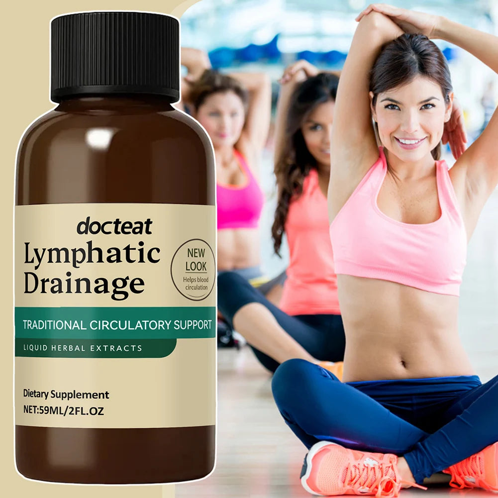 Lymphatic Drainage Drops,Lymphatic Drainage Supplement For Immune Support Body Care Supplies,Boosts Energy Combats Exhaustion