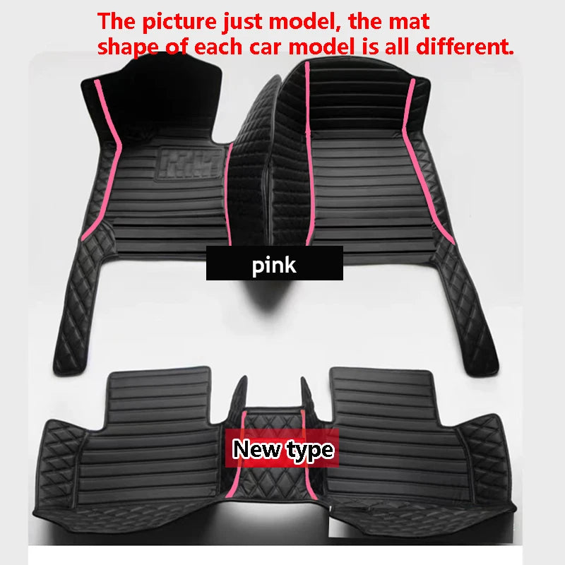 Car Floor Mat For Kia Ceed Jd 2014 2015 2016 2017 2018 2019 2020 Man Non-Slip Luxury Woman Foot Pad Auto Interior Rugs Accessory