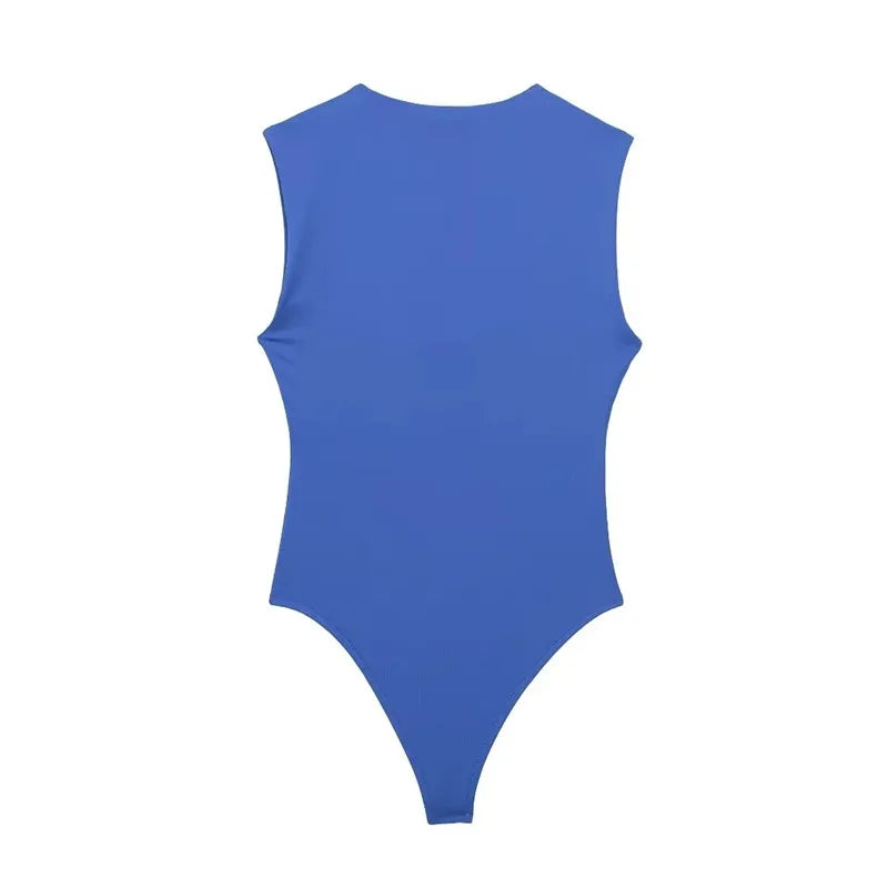 MUJER Woman Black Body Sleeveless Bodysuit Women Square Neck Sexy Lingerie For Women Body Wide Straps Bodycon Summer 2026 Tops