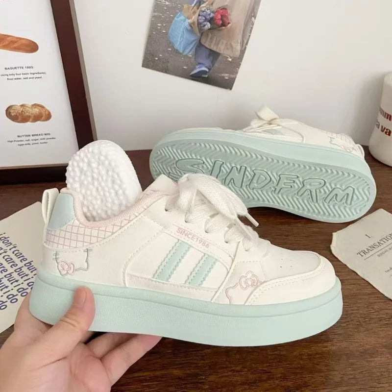 Sneakers Children's Casual Shoes Thick Bottom Breathable Mesh Soft Bottom Running Shoes Casual Sports Kids Skate Shoes Girls