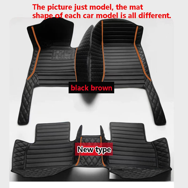 Car Floor Mat For Kia Ceed Jd 2014 2015 2016 2017 2018 2019 2020 Man Non-Slip Luxury Woman Foot Pad Auto Interior Rugs Accessory