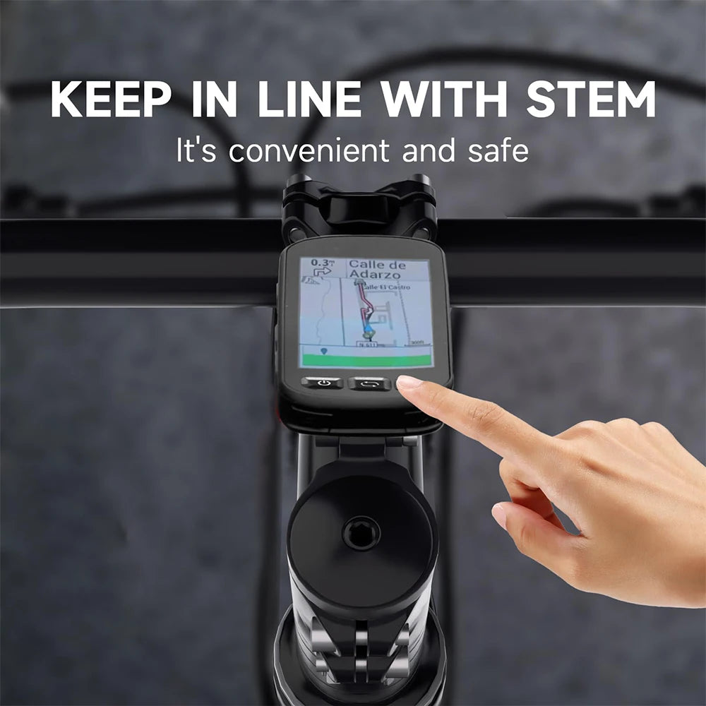 DOMEN Bicycle Computer Holder Bike Stopwatch Mount Adjustable Stem Top Cap Computer Holder For Garmin Bike Accessories