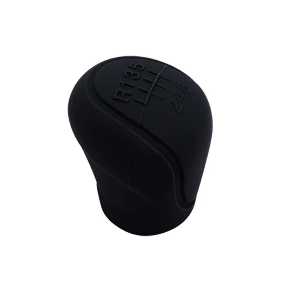Car Silicone Gear Shift Knob Cover Gear Shift Non-Slip Grip Handle Protective Covers Manual 6-speed Car Interior Accessories
