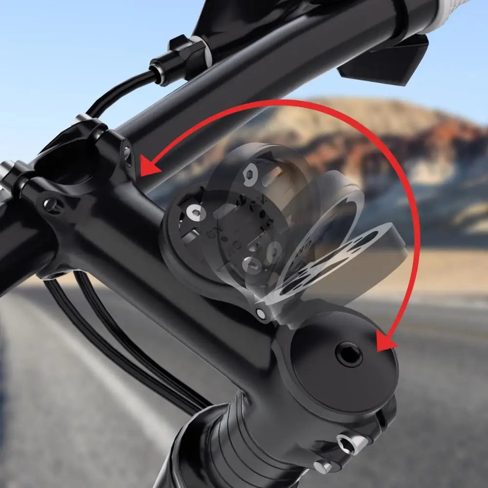 DOMEN Bicycle Computer Holder Bike Stopwatch Mount Adjustable Stem Top Cap Computer Holder For Garmin Bike Accessories