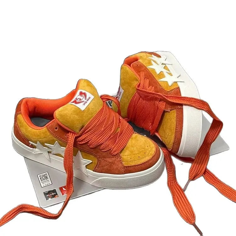 Summer Women Sneakers Stars Skateboard Flats Breathable Running Tennis Sports Shoes Female Comfortable Casual Outdoor Sneakers