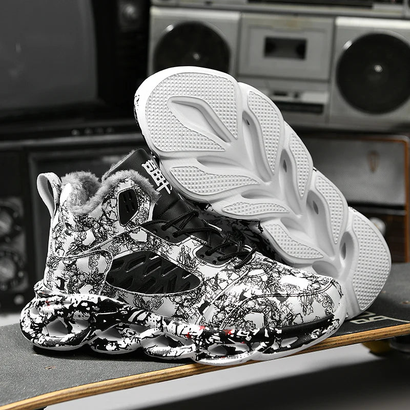 men boots 2026 New Winter Slippers Warm Men Shoes Waterproof Non-Slip Plush Sneakers Male tenis shoes Boots Men Sneakers Winter