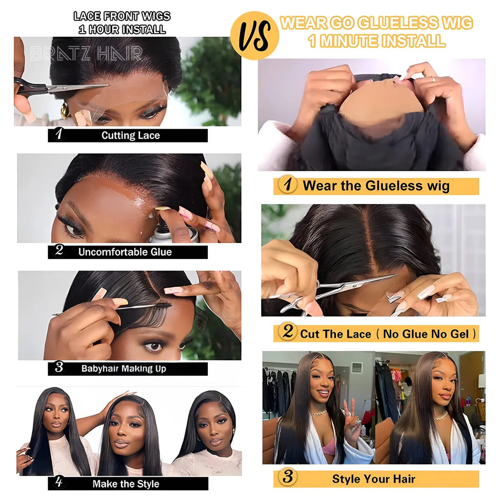 360 Full Lace Yake Straight Wig 100% Human Hair Afro Kinky Straight 360 HD Transparent Lace Frontal Wigs for Black Woman