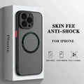 Armor Magnetic for Magsafe Wireless Charge Case On for iPhone 16 15 14 13 11 12 Pro Max 13 Mini 14 Plus Cover Funda