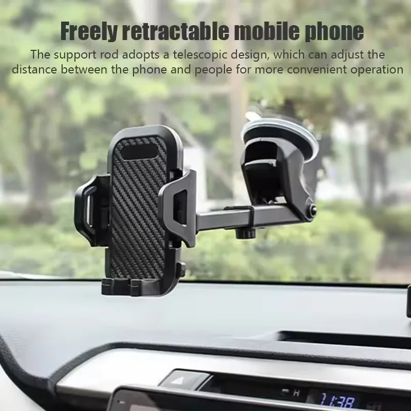 Gravity Car Phone Holder Dashboard Suction Cup Stand Auto Bracket For All Smartphones Mobile Cell Support In Car Mount