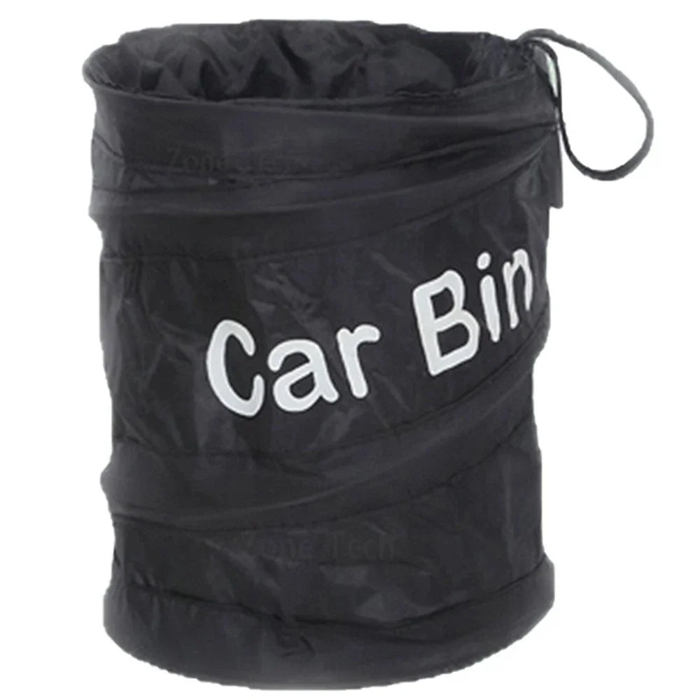 Car Trash Portable Vehicle Garbage Can Foldable Pop-up Waterproof Bag Waste Basket Auto Accessories Interior Car Accessory