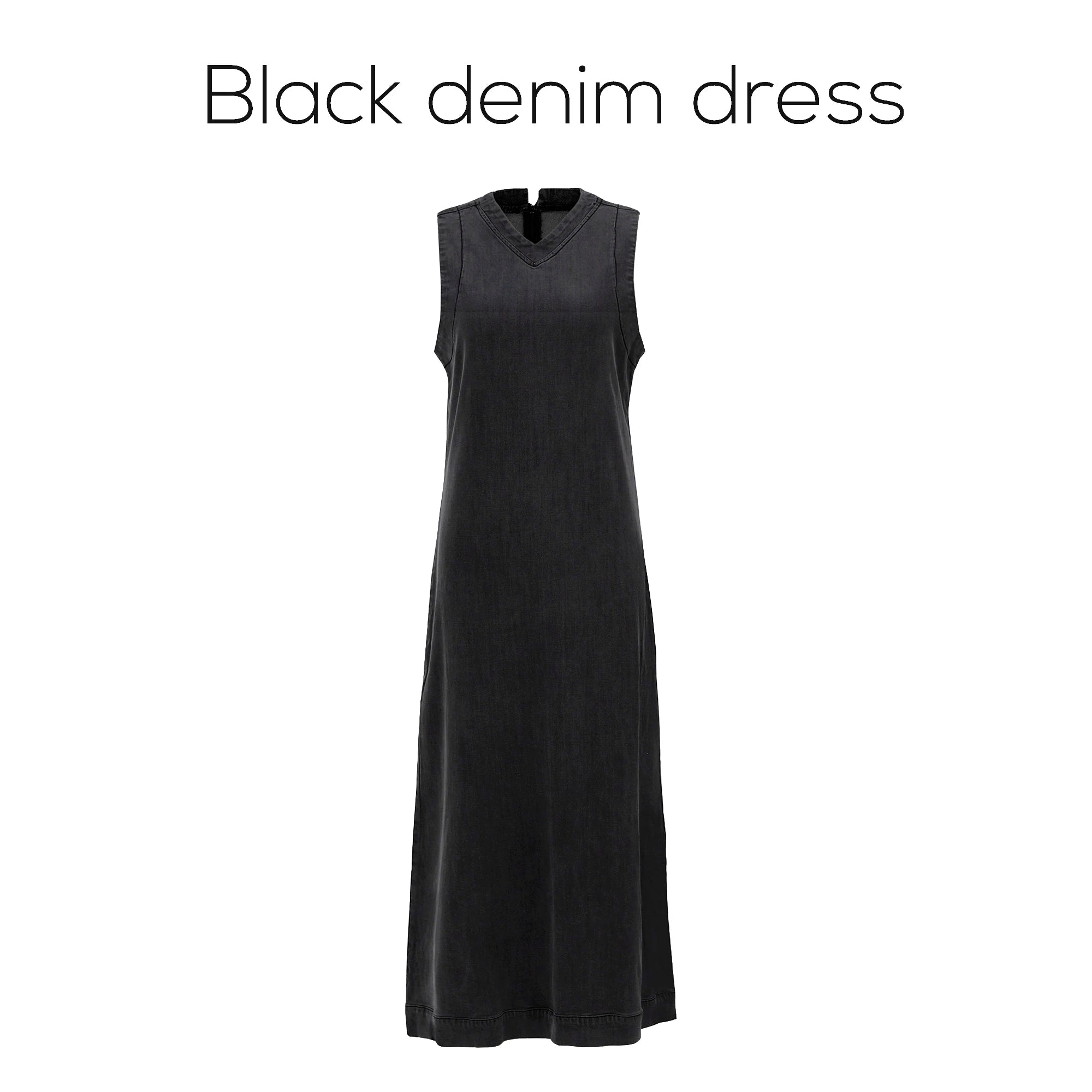 AP Women 2026 Autumn and Winter Denim V-neck Dress Knitting Cardigan Mock Neck Modal Shirt