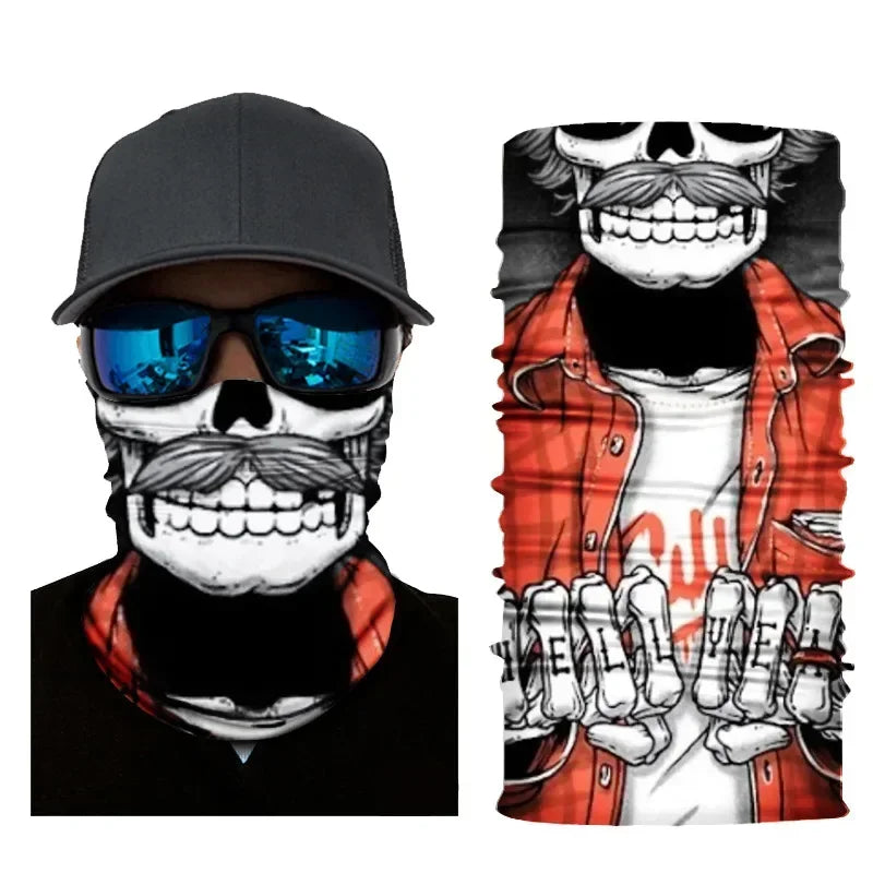 3D Fashion Cycling Face Mask Riding Scarf Breathable Seamless Neck Gaiter Women Bandana Headwear Headband Snood Ski Masks