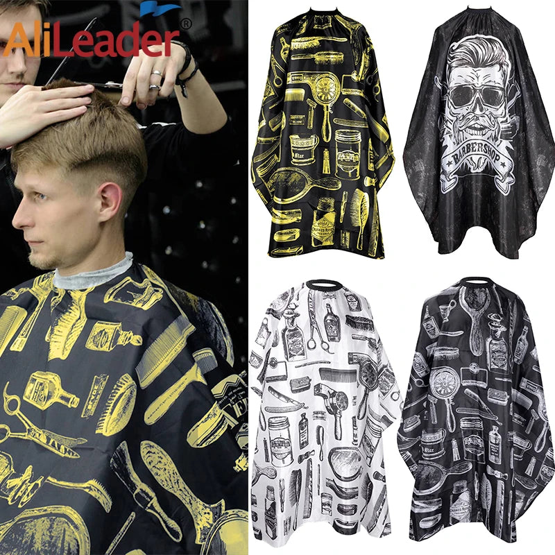Hairdresser Apron Salon Barber Hair Cutting Cape Antistatic Hairdress Gown Cape Salon Barber Styling Cloth Nylon Hair Apron