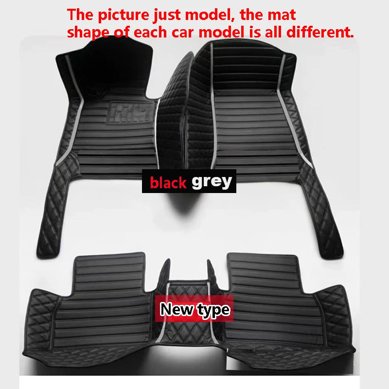 Car Floor Mat For Kia Ceed Jd 2014 2015 2016 2017 2018 2019 2020 Man Non-Slip Luxury Woman Foot Pad Auto Interior Rugs Accessory