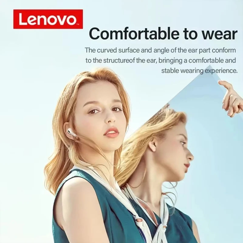 NEW Lenovo LP40 Pro TWS Bluetooth 5.3 Quick Connect Earphones  Ergonomic  Design  Headphones Powerful Transmission Speed Headset