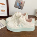 Sneakers Children's Casual Shoes Thick Bottom Breathable Mesh Soft Bottom Running Shoes Casual Sports Kids Skate Shoes Girls