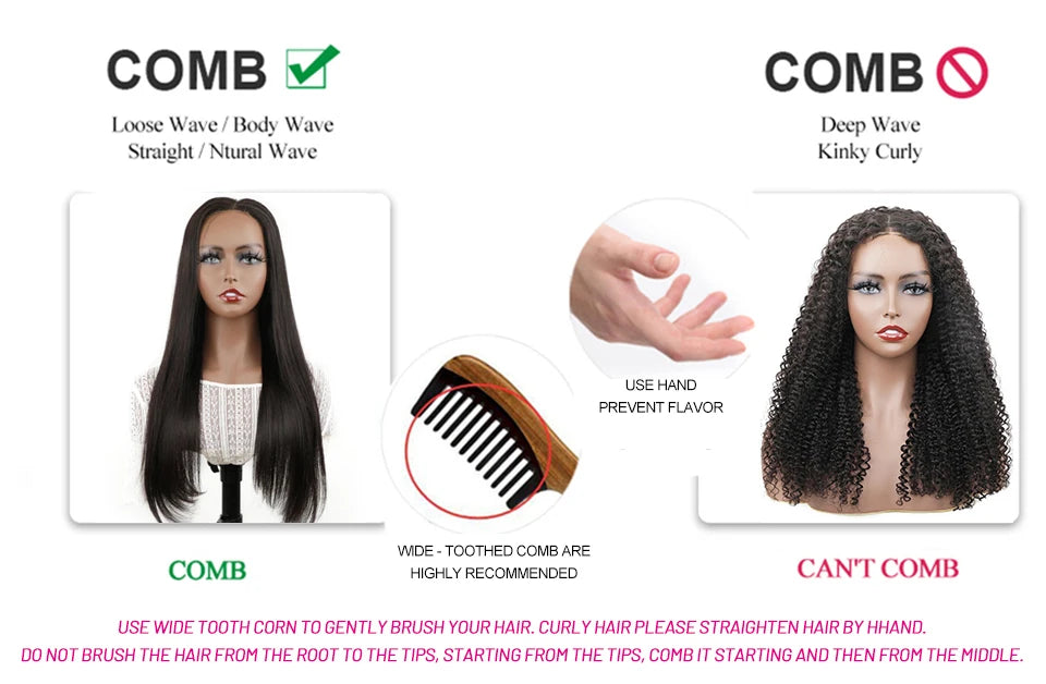 ISEE Hair Wear Go 7x5 Glueless HD Afro Kinky Curly Lace Front Wig Human Hair Transparent Deep Curly Wigs Pre Cut PrePlucked