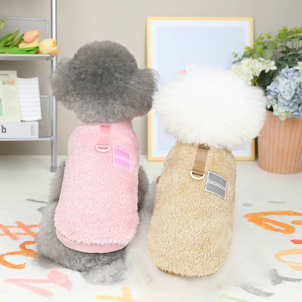 Warm Fur Dog Clothes 2026 Puppy Dogs Winter  Clothes Pet Clothing Soft Fleece Small Dogs Outfit Sweater Jacket Coat Chihuahua Yorkie